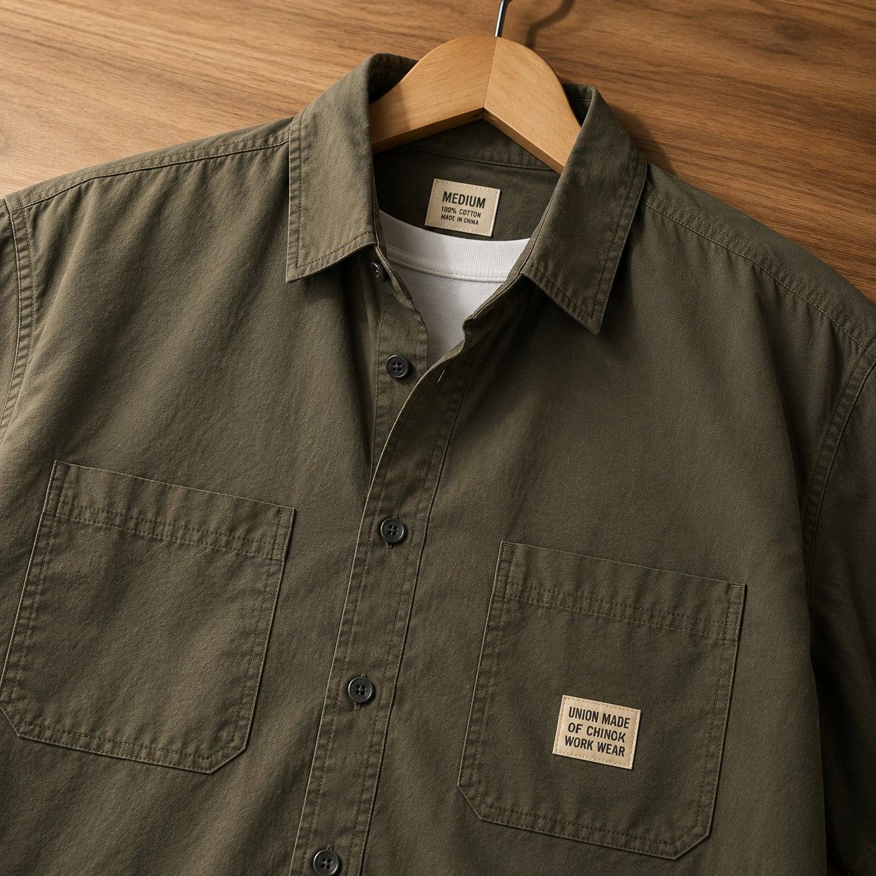 Mercer Patch Workwear Shirt, original product view 5