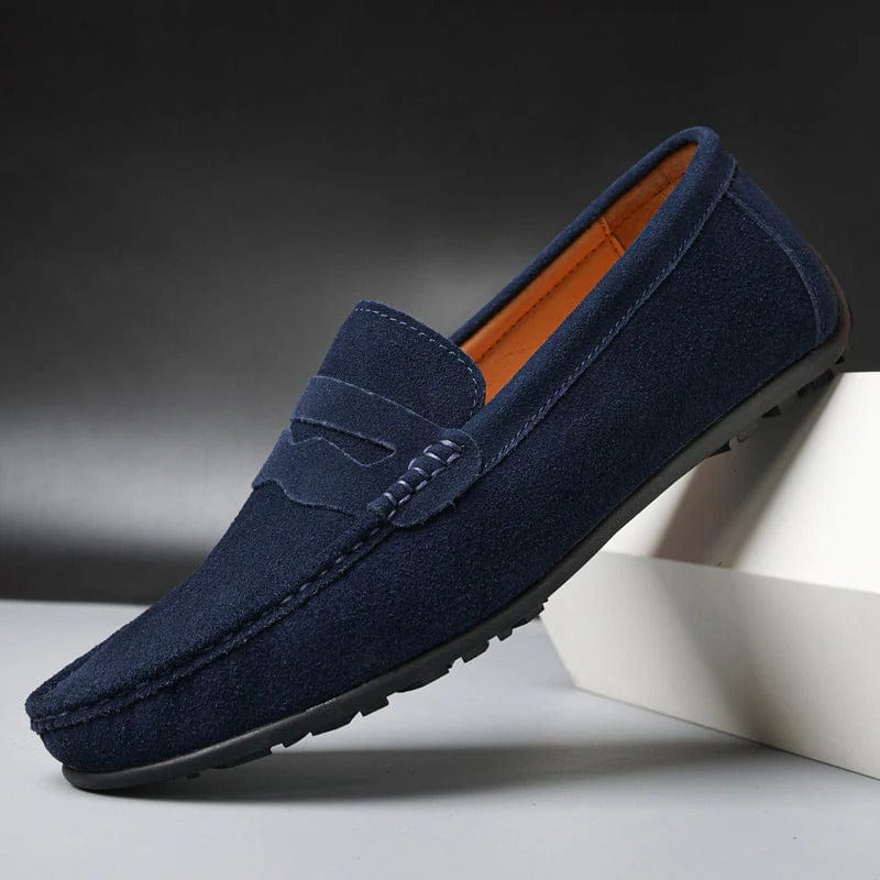 Edmund Suede Penny Loafers