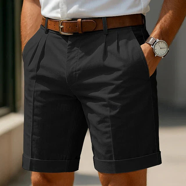 Cavendish Pleated Tailored Shorts – product view 8