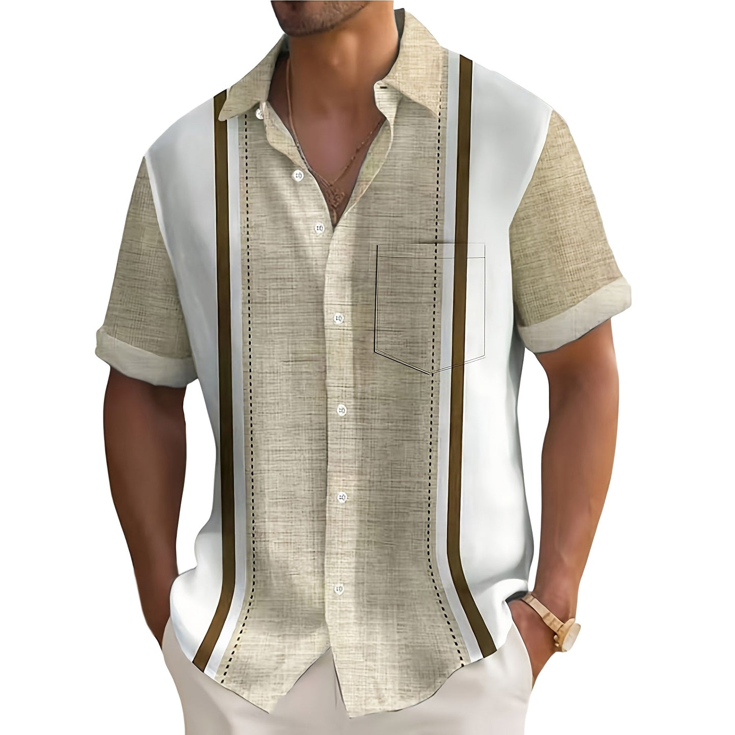Elliot Striped Resort Shirt