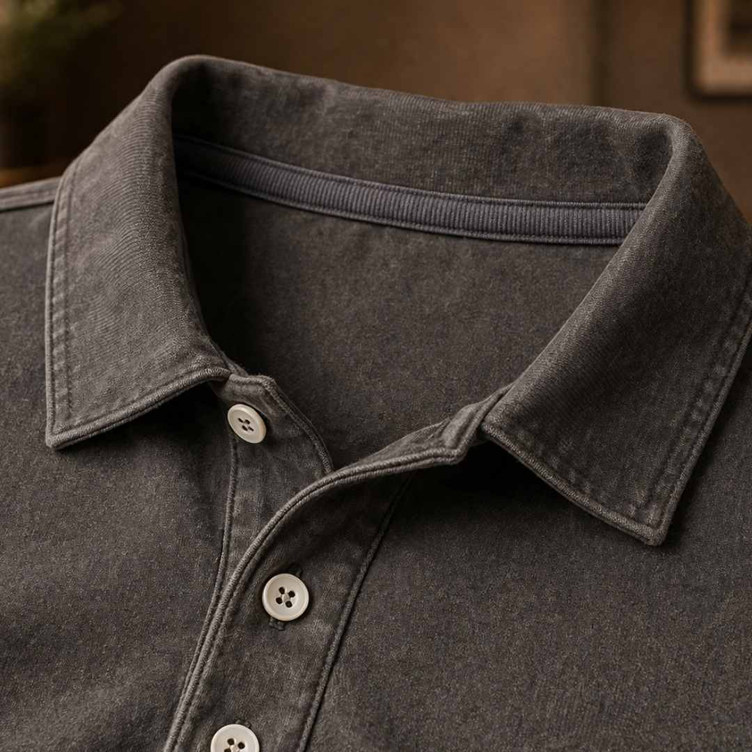 Cavendish Long-Sleeve Polo
