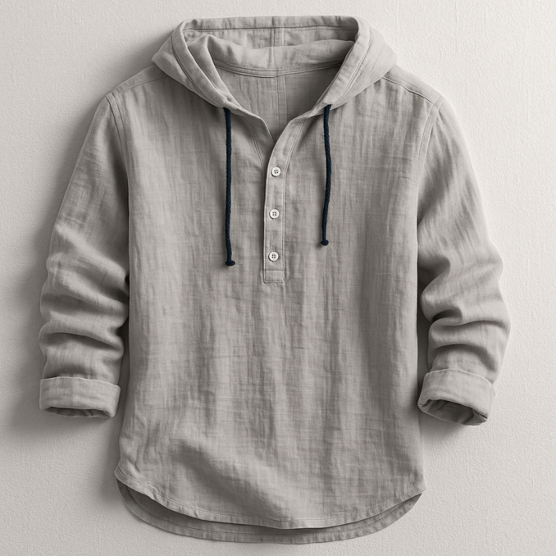 Fraser Hooded Linen Shirt