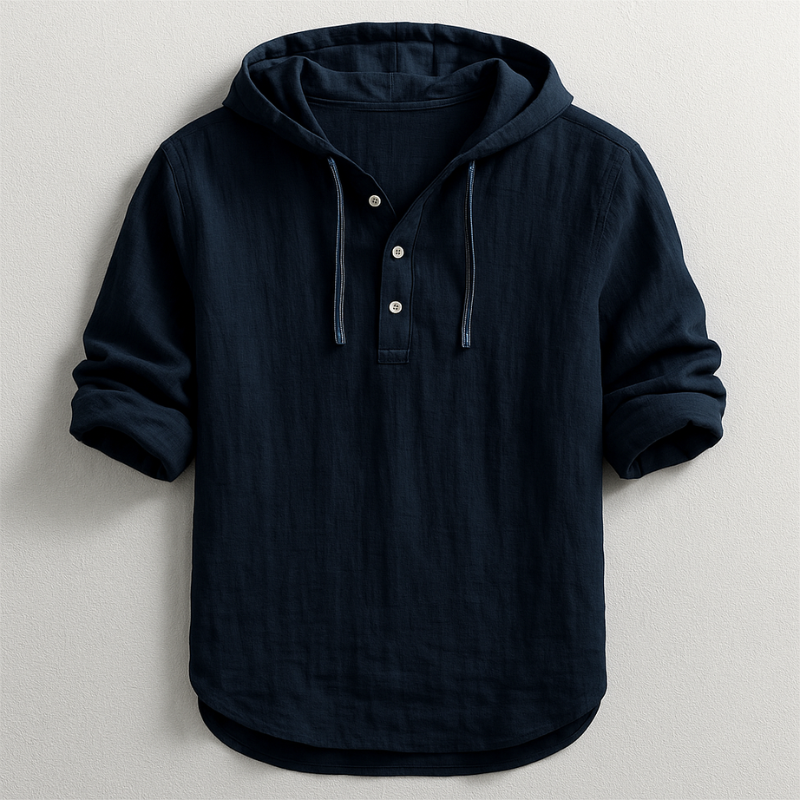 Fraser Hooded Linen Shirt
