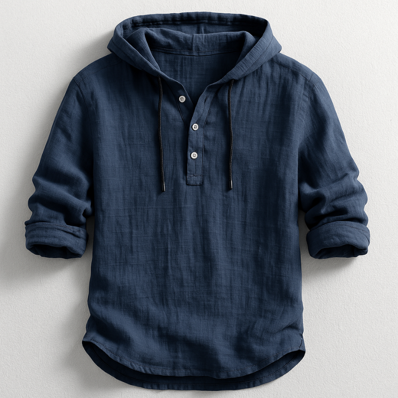 Fraser Hooded Linen Shirt