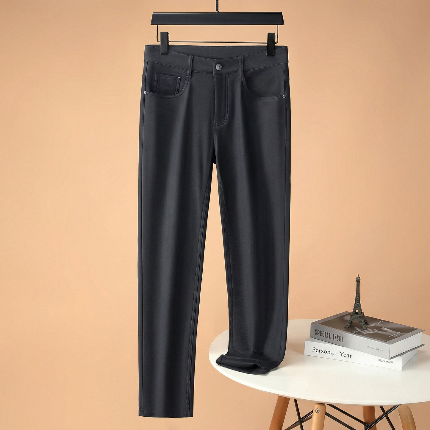 Commuter Chino Trousers – Black styled product view