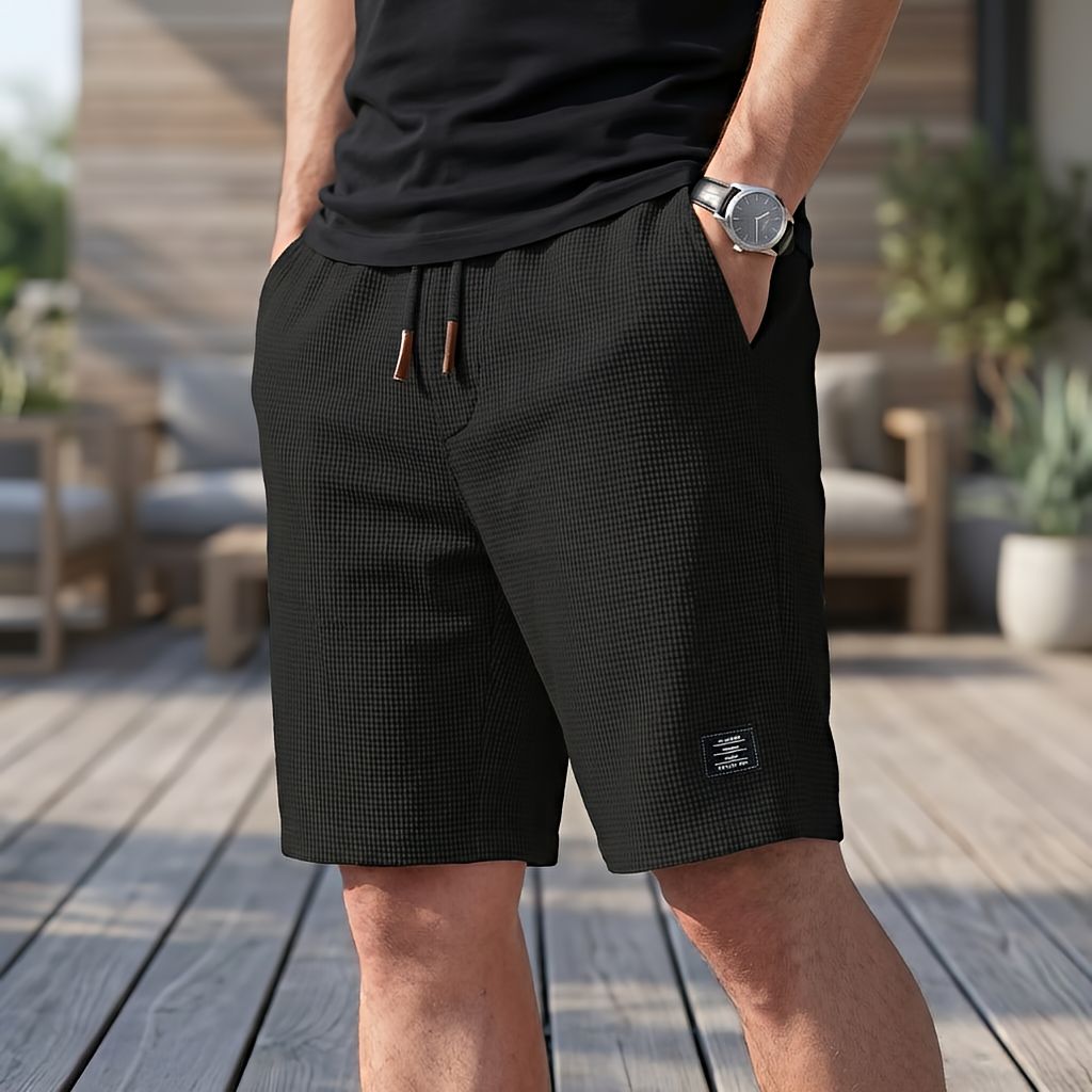 Ashford Textured Drawstring Shorts – product view 4