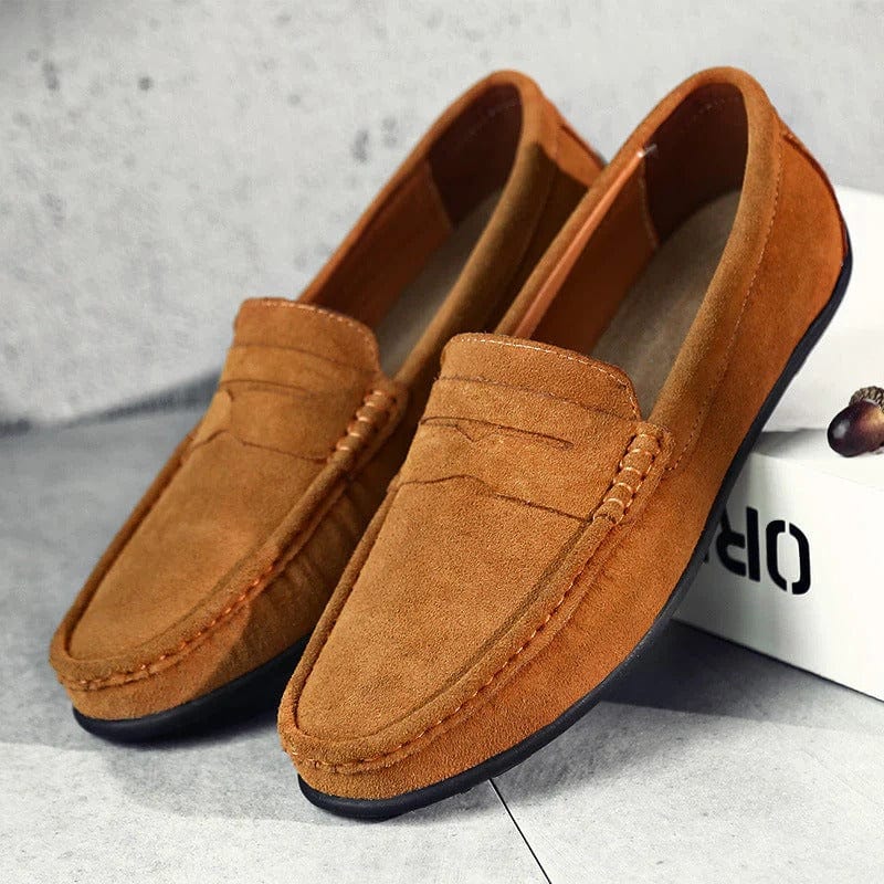 Edmund Suede Penny Loafers