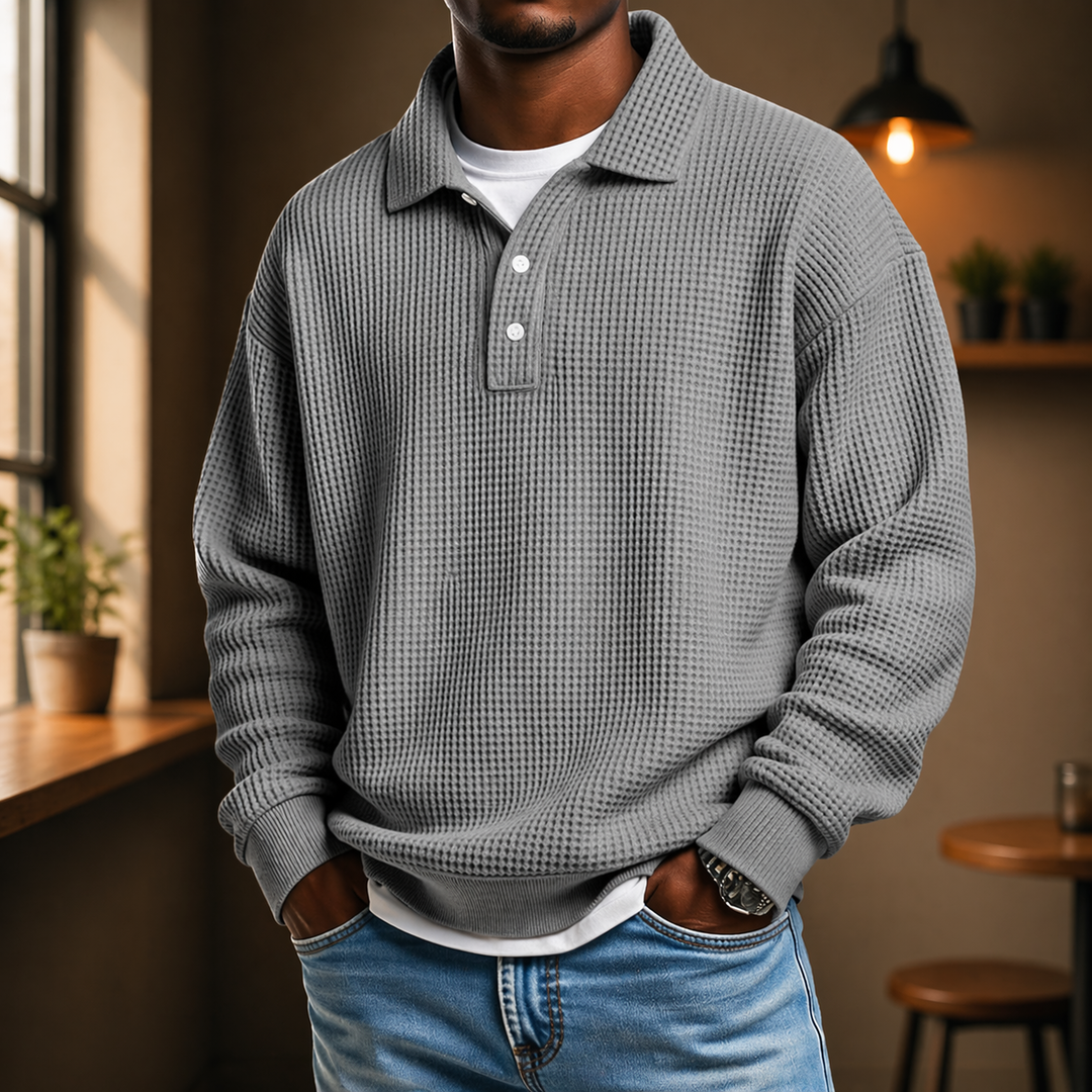 Kensington Waffle-Knit Polo
