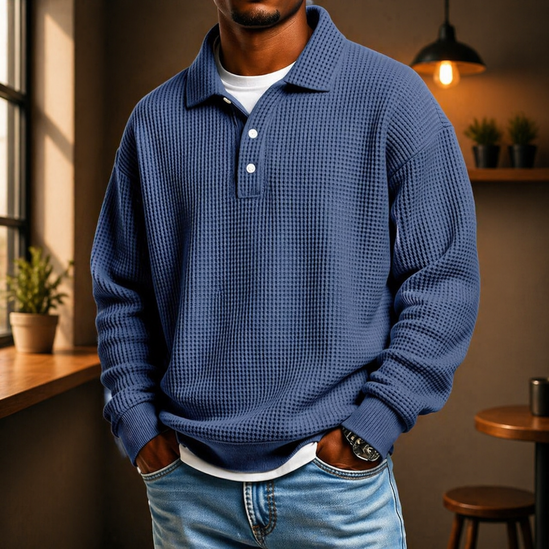 Kensington Waffle-Knit Polo