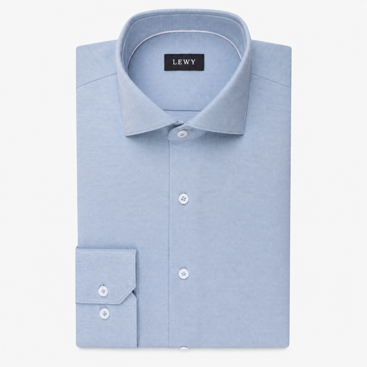 Felix Textured Shirt – Light Blue