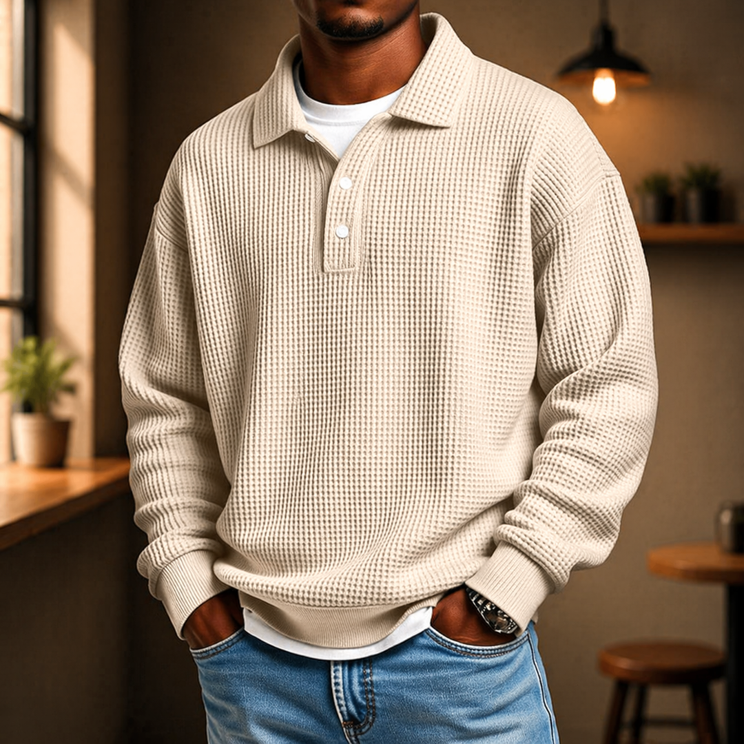 Kensington Waffle-Knit Polo