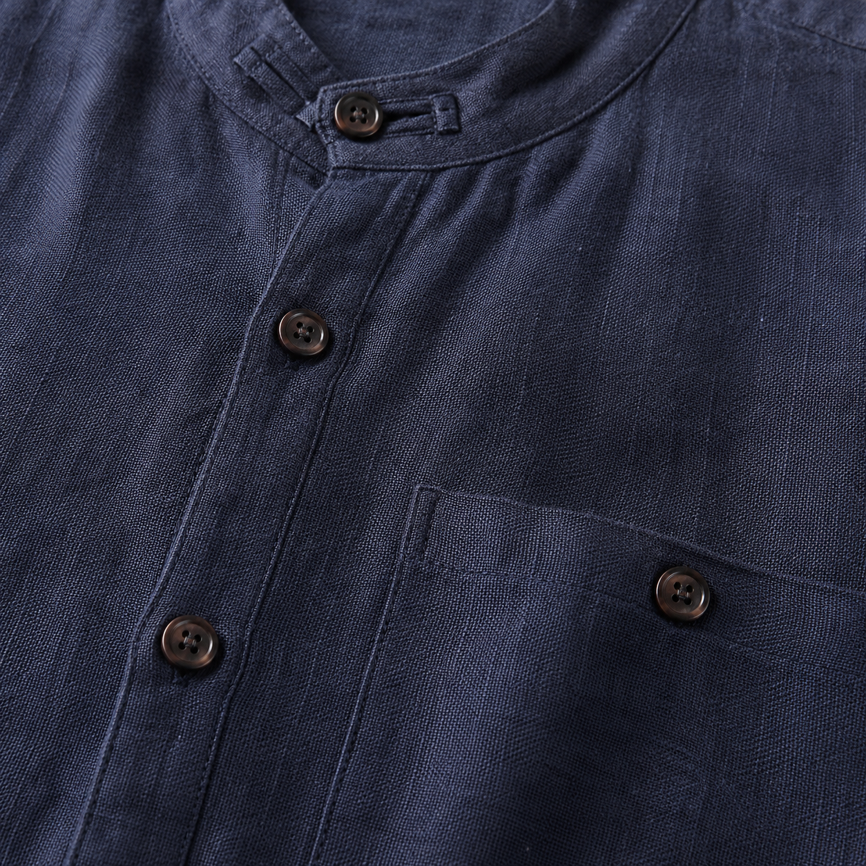 Samurai Button-Down Shirt – fabric close-up