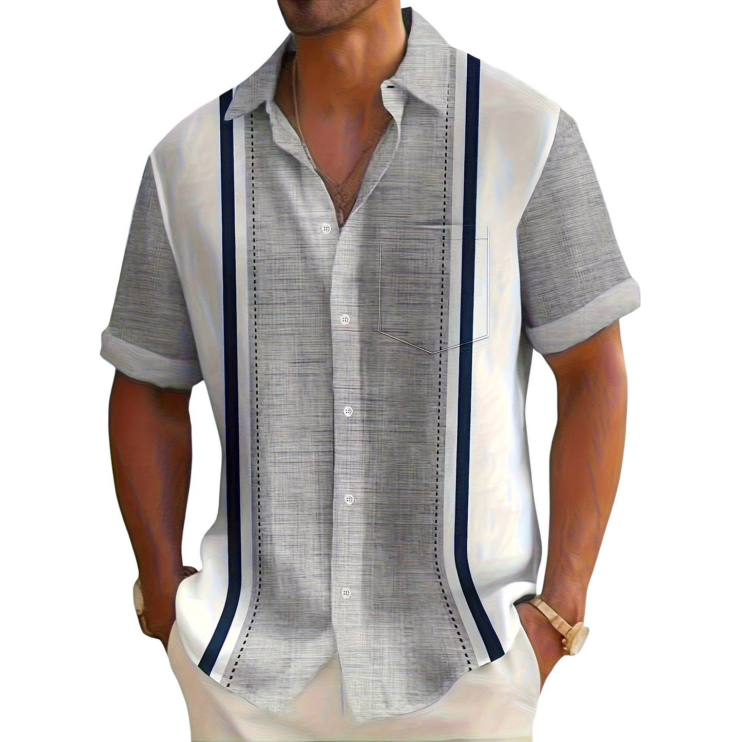 Elliot Striped Resort Shirt